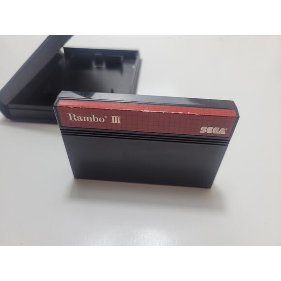 Sega Master System Rambo III Sega 1986 With Box - Tested - Picture 9 of 11